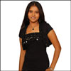 Click here for more on Black 2 pieces Top (with overcoat)