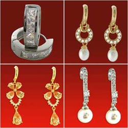 CZ EAR RING HAMPER (JPRP-20)