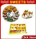 SWEETS & NAMKEENS TO HYDERABAD